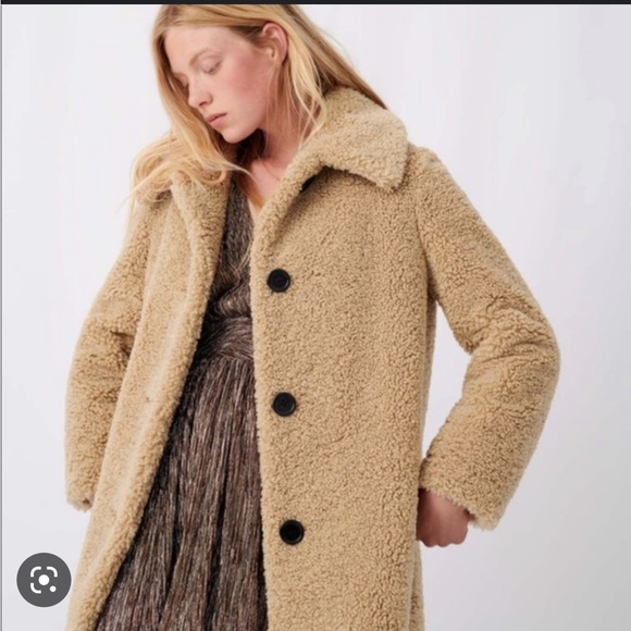 Maje Gatino Teddy Coat - Picture 4 of 12